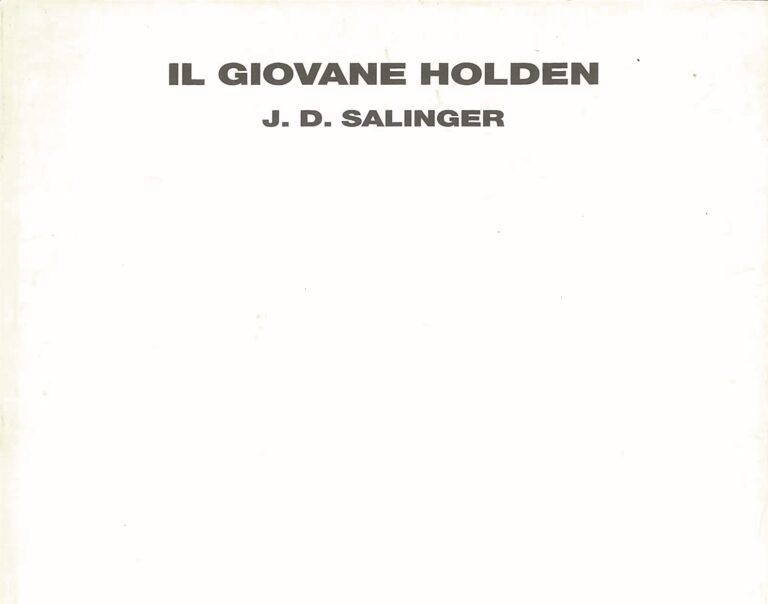 Copertine Il giovane holden